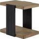 Bernards Elure Peppercorn Channel Chairside Table -0
