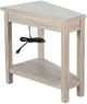 Sunny Designs™ Wheat Chairside Table with Power Strip-0