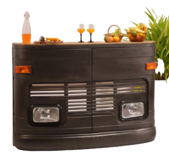 Jaipur Furniture Route 66 Brown Bar Counter-0