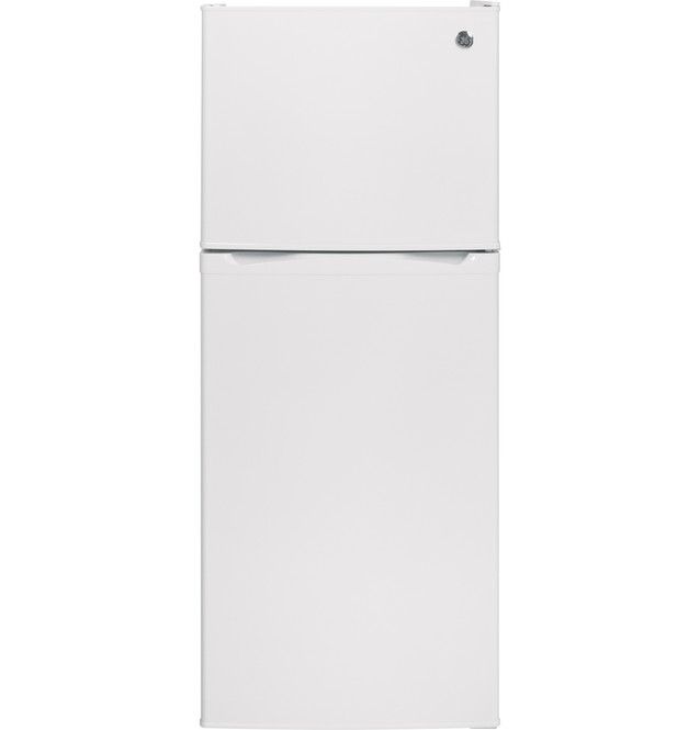 GE® Series 24" 11.6 Cu. Ft. White Top Freezer Refrigerator-0