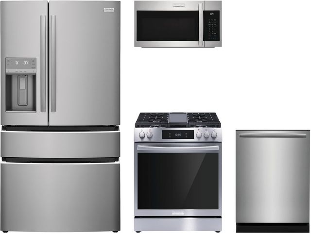 Frigidaire Gallery® 4 Piece Smudge-Proof® Stainless Steel Kitchen Package