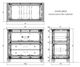 Legends Home Americana Blue/Whiskey File Drawer-2