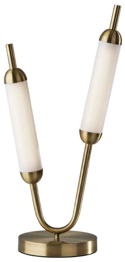 Adesso® Pierce Antique Brass LED Table Lamp-0
