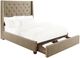 Homelegance® Fairborn Brown Upholstered Full Storage Platform Bed-0
