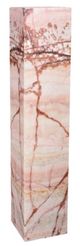 Horizon Home® Pastel Pink Onyx Pedestal Lamp-0