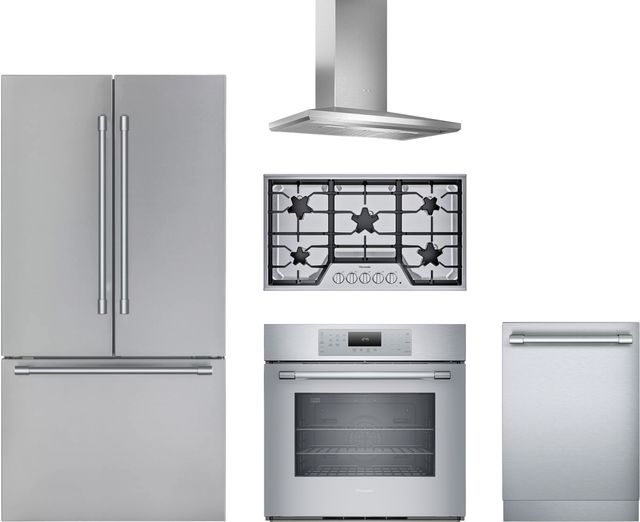 Thermador® 5 Piece Stainless Steel Kitchen Package-0