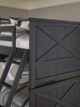 Legacy Classic Flatiron Midnight White Youth Twin/Twin Bunk Bed-4