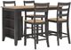 Signature Design by Ashley® Gesthaven 5-Piece Brown/Natural Counter Dining Set-0