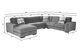 Lifestyle Charcoal Sectional with Sleeper Trundle and Left Arm Storage Chaise-2