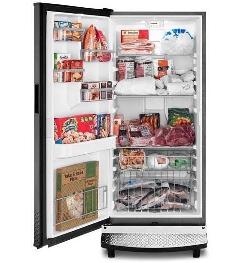 Gladiator® 30" 17.8 Cu. Ft. Black Upright Freezer-2
