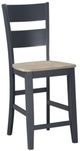 American Wholesale Furniture Graphite/Gray Pub Stool-0