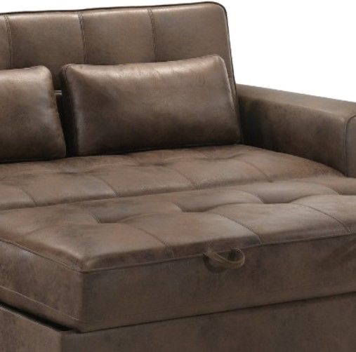 Night & Day Furniture™ Brooklyn Walnut Twin Sofa Sleeper-2