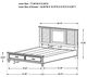 Coaster® Franco 4-Piece Distressed White King Storage Bedroom Set-2