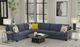 Jackson Furniture Foley 4-Piece Lead L-Shape Sectional-5
