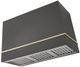 AGA Loge 48" Slate Wall Mounted Range Hood with Polished Brass Trim-0