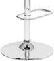 Armen Living Adele Chrome/Cream/Walnut Swivel Bar Stool-4
