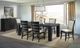 Elements International Grady Black Slat Back Dining Side Chair-4
