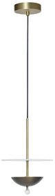 Stylecraft Bronze and Brass 14"H Wall Mount Lamp-0