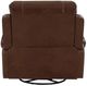 Homelegance® Newnan Brown Swivel Glider Manual Reclining Chair-4
