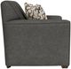 Flexsteel® Lakewood Gray Ash Twin Sleeper Chair-2