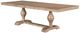 John Thomas Furniture® Cosmopolitan Brown Dining Table with Honey Grandeur Base in Honey-0