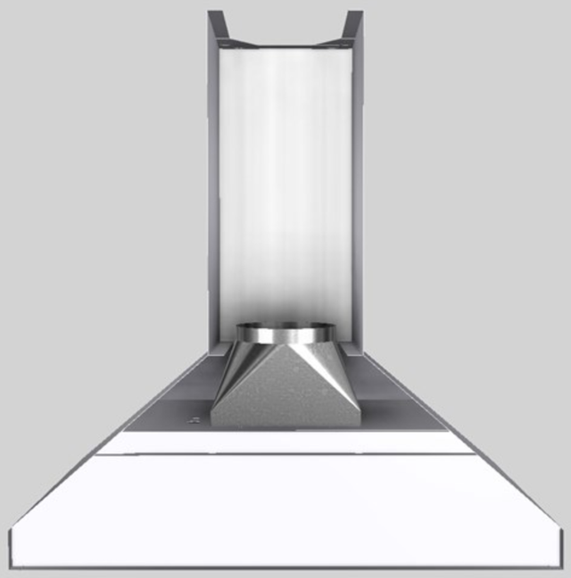 Vent-A-Hood® K Series 36" White Wall Mounted Range Hood-3