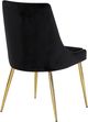 Meridian Furniture Karina Black/Gold Velvet Dining Chair-2