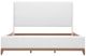 Legacy Classic Today's Traditions Natural Hickory/Porcelain Queen Upholstered Panel Bed-2