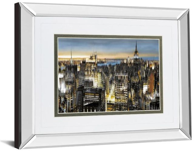 Classy Art Big City by Alan Lambert Mirror Framed Wall Art-1