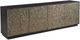 Universal Explore Home™ New Modern Cosmo Matte Black/Pyrite Credenza-0