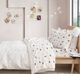 Olliix by Intelligent Design Cozy Soft Pink/Grey Hedgehogs Twin XL Cotton Novelty Print Flannel Sheet Set-3
