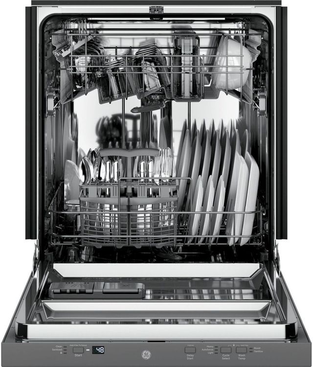GE® 24" Panel Ready Built-In Dishwasher-3