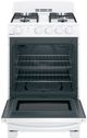 Hotpoint® 24" White Freestanding Gas Range-1