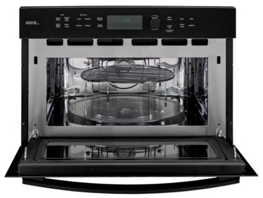 GE Profile™ Series Advantium® 27" Electric Single Oven Built In-Black-1