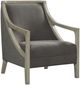 Elements International Hopkins Columbia Charcoal/White Wash Accent Chair-0