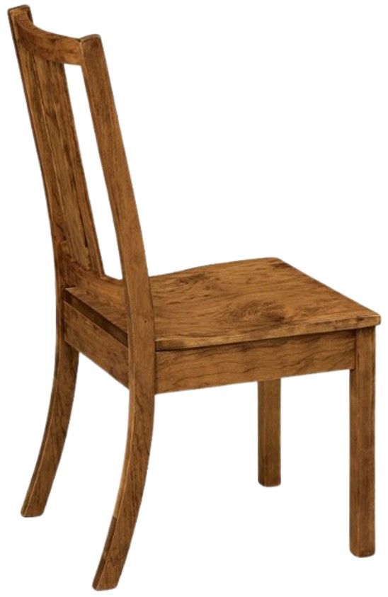 Archbold Furniture Customizable Amish Essentials Bradley Slatted Back Side Chair-1
