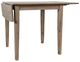 Jofran Inc. Eastern Tides Brushed Bisque Drop Leaf Dining Table-2