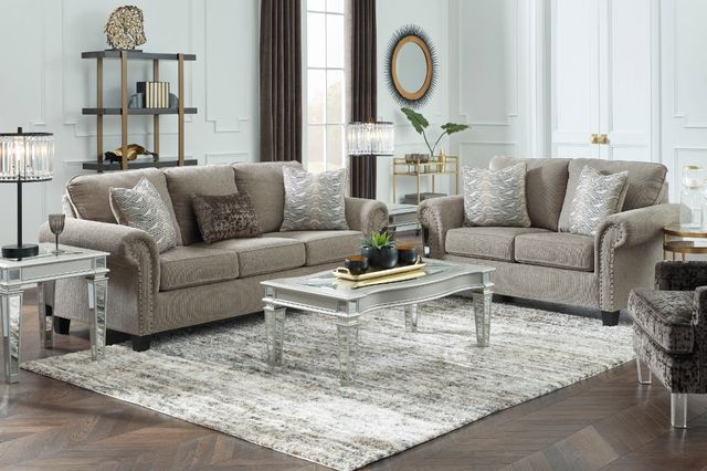 Benchcraft® Shewsbury 2-Piece Pewter Living Room Set-3