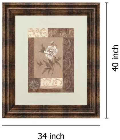 Classy Living Vivian Flasch Single Peony 34" Wall Art-2