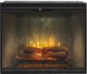 Dimplex® Revillusion Black 36'' Built-in Weathered Concrete Electric Firebox with Front Glass-1