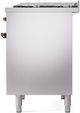 Ilve® Nostalgie II Series 40" Stainless Steel Pro Style Dual Fuel Range-4