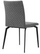 Armen Living Lyon 2-Piece Gray Dining Chairs-2