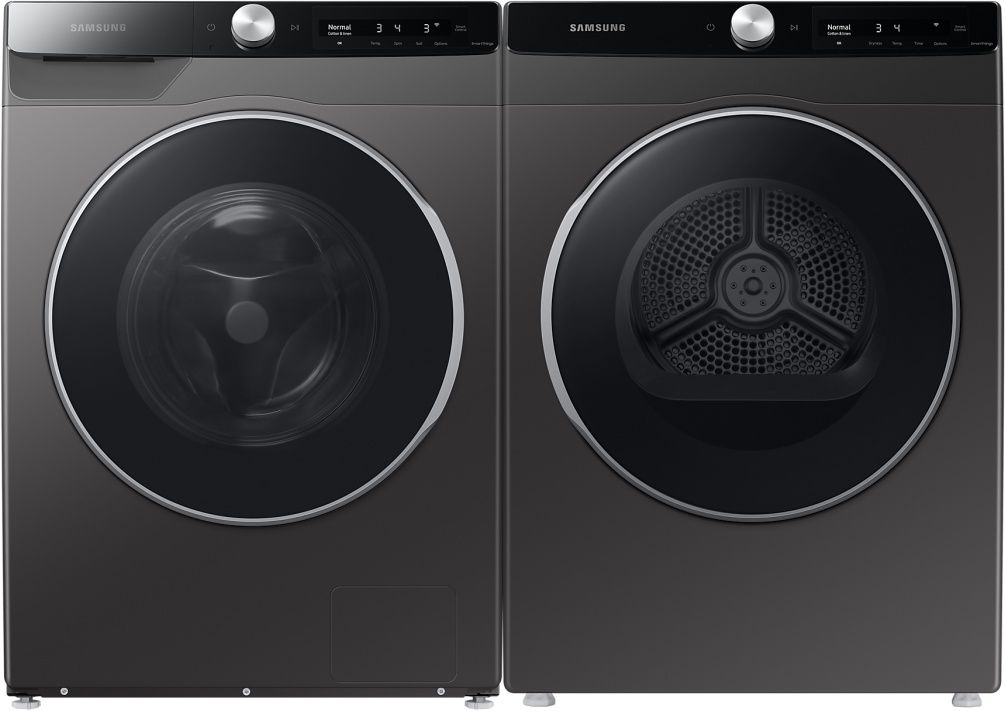 Samsung Gray Front Load Laundry Pair