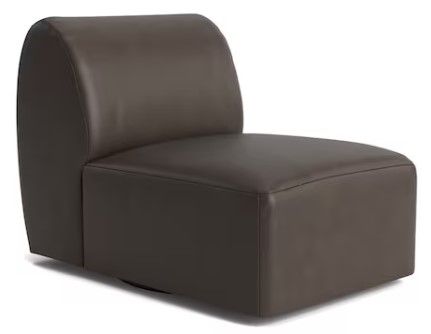 Bassett® Furniture Customizable Clyde Leather Swivel Chair-0