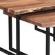 Inspire™ Jivin 2-Piece Natural Coffee Table Set with Black Base-4