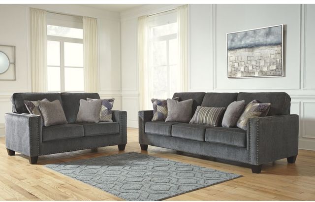 Benchcraft® Gavril Smoke Sofa-2