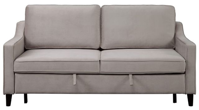 Homelegance® Adelia Cobblestone Convertible Studio Sofa with Pull-out Bed-3
