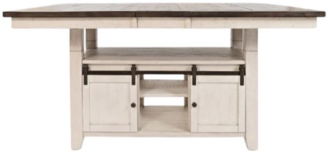 Jofran Inc. Madison County Vintage White High/Low Extension Table-2