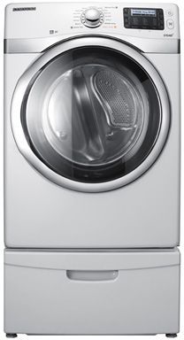 Samsung 7.5 Cu. Ft. White Gas Dryer-1