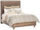 Michael Amini® Hudson Ferry Autumn Bronze/Driftwood Queen Upholstered Panel Bed-0
